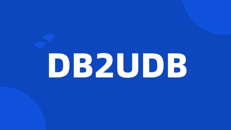 DB2UDB