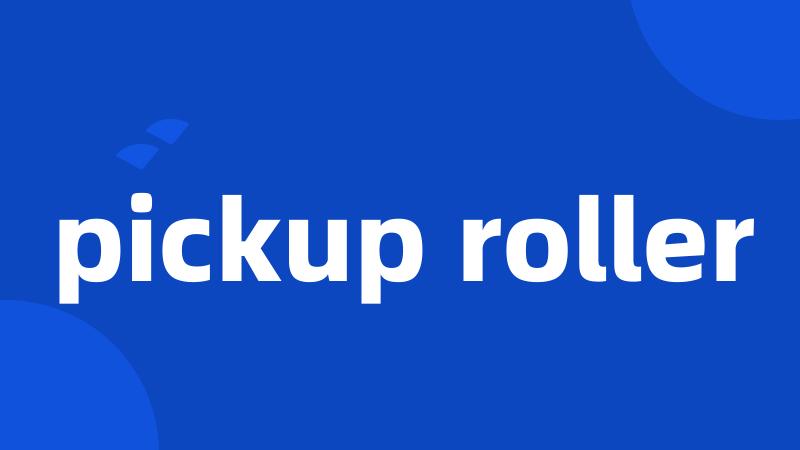 pickup roller