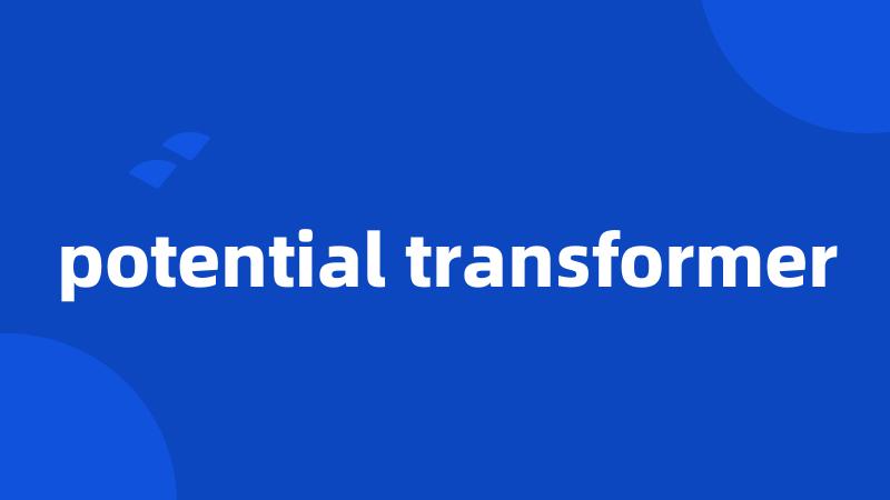 potential transformer
