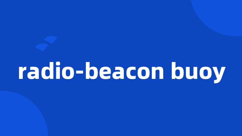 radio-beacon buoy