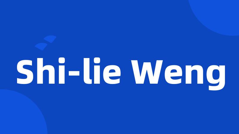 Shi-lie Weng