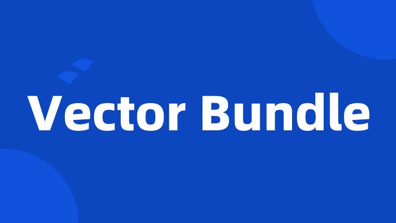 Vector Bundle