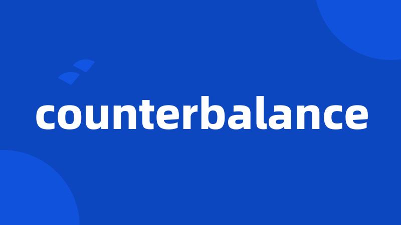 counterbalance