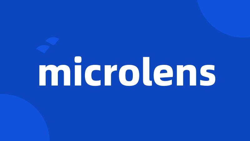 microlens