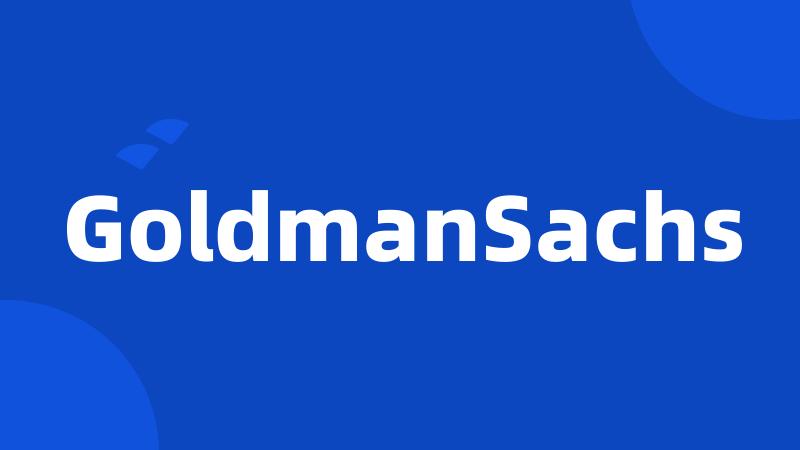 GoldmanSachs