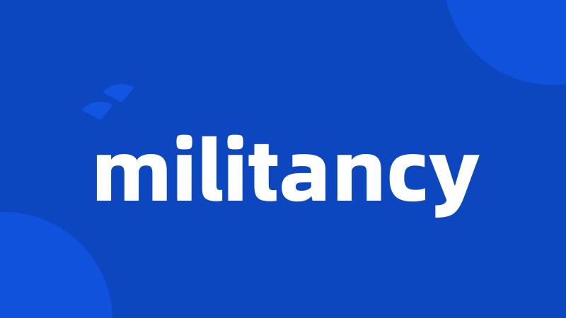 militancy
