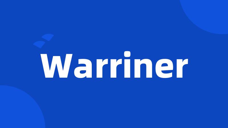 Warriner