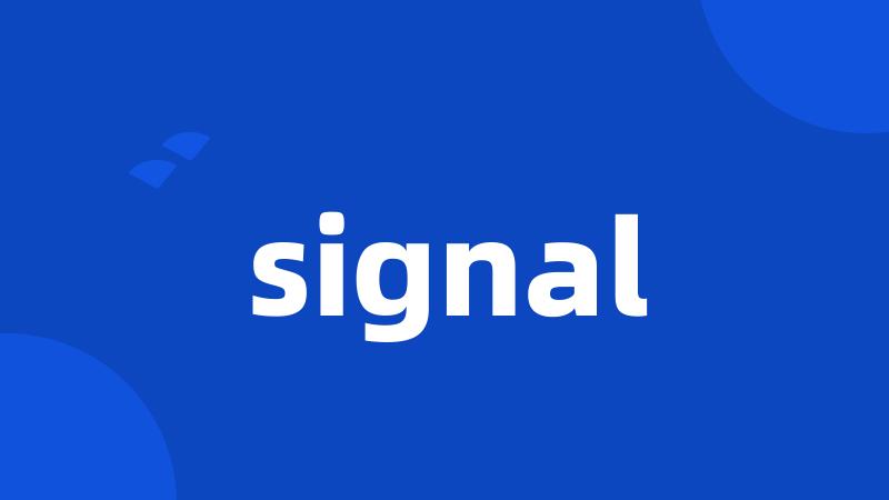 signal