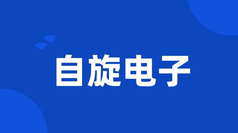 自旋电子