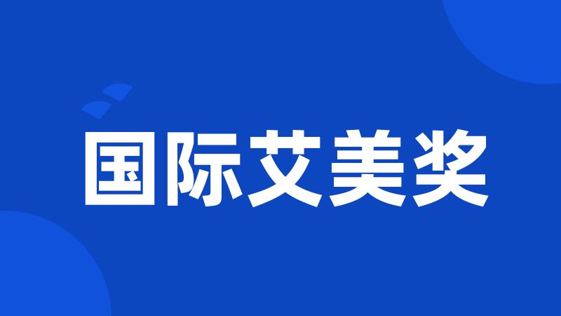国际艾美奖