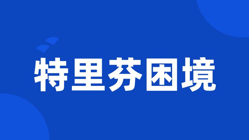 特里芬困境