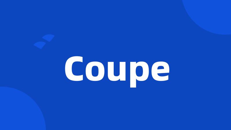 Coupe