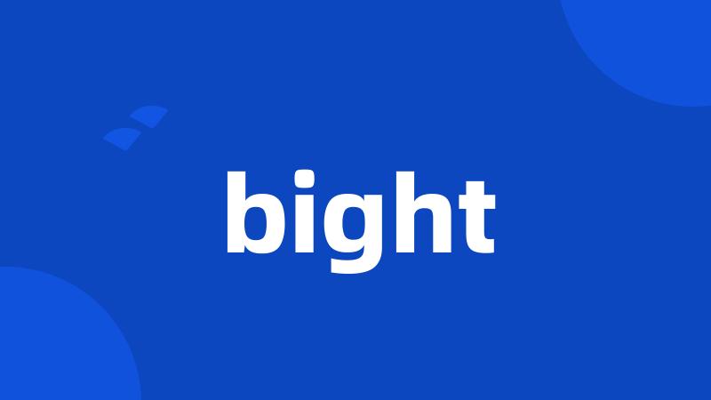 bight