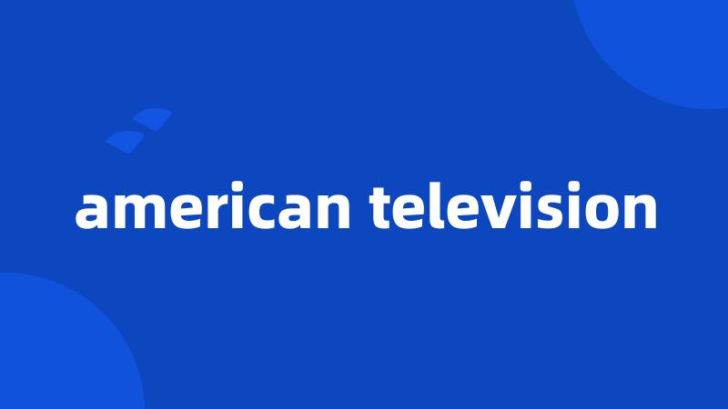 american television