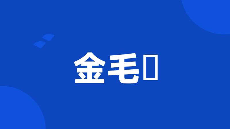 金毛犼