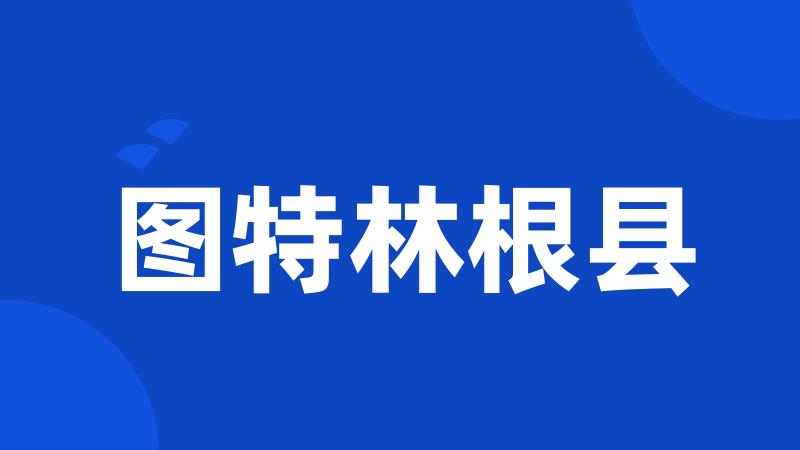 图特林根县