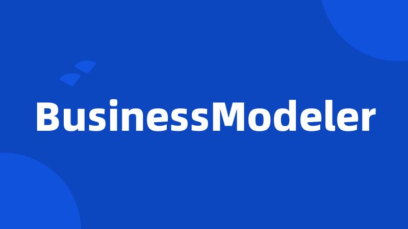 BusinessModeler