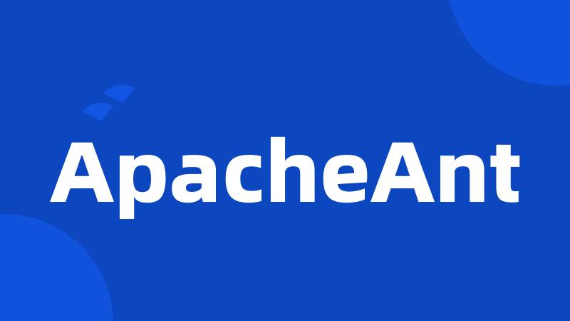 ApacheAnt