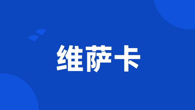 维萨卡