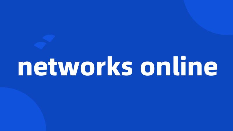 networks online