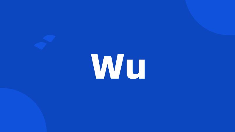 Wu