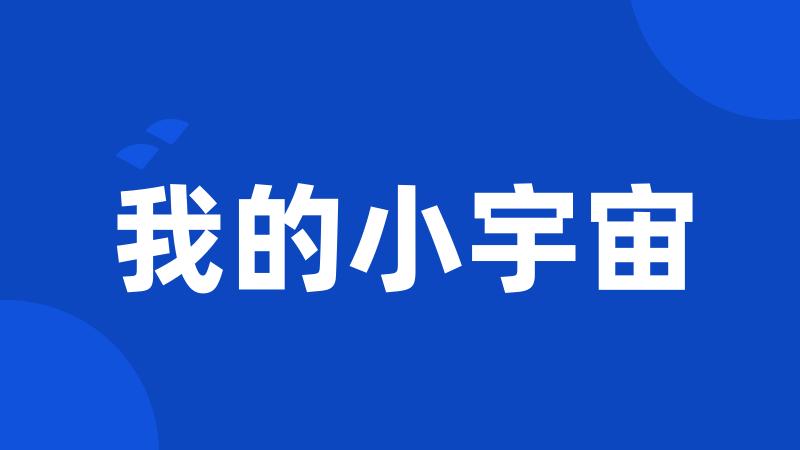 我的小宇宙
