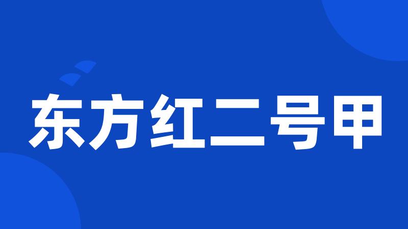 东方红二号甲