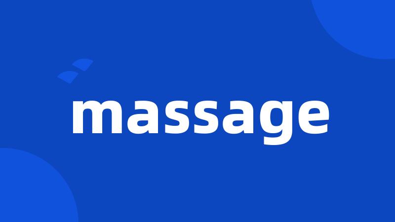 massage