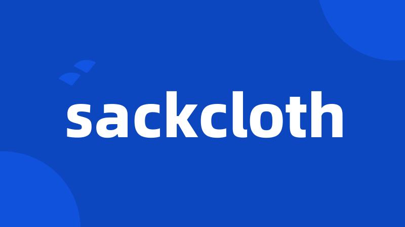 sackcloth