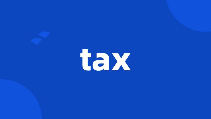 tax