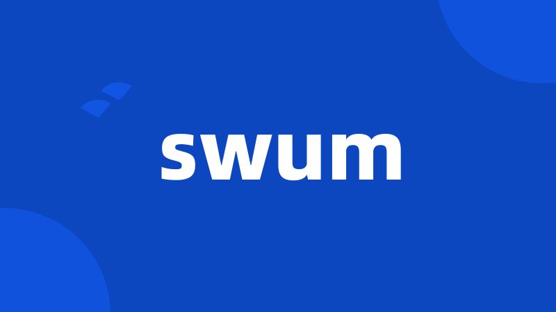 swum