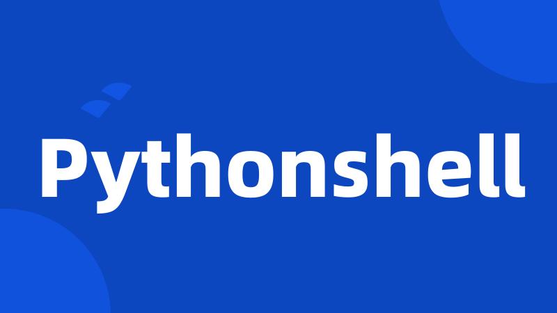 Pythonshell