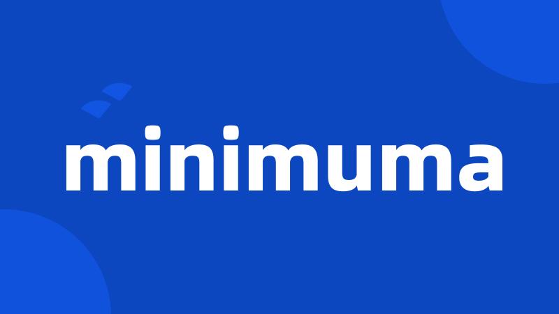 minimuma