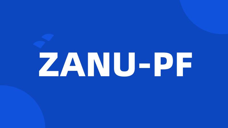 ZANU-PF