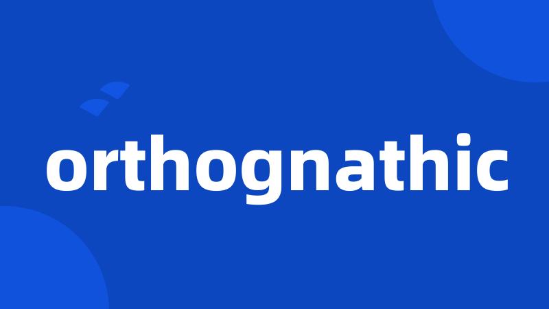 orthognathic