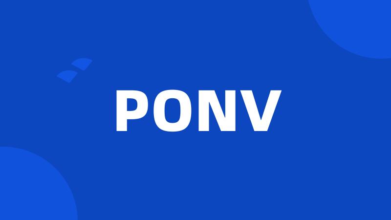 PONV