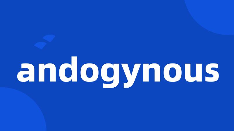 andogynous