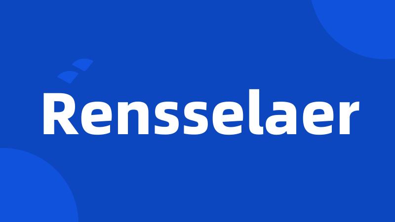 Rensselaer