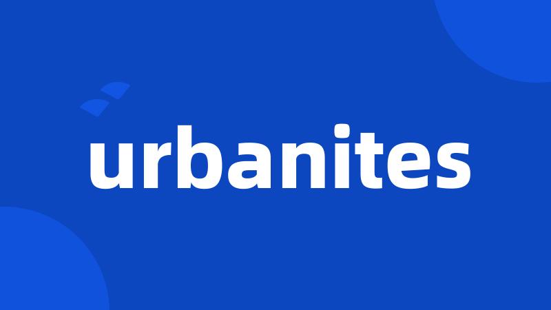 urbanites