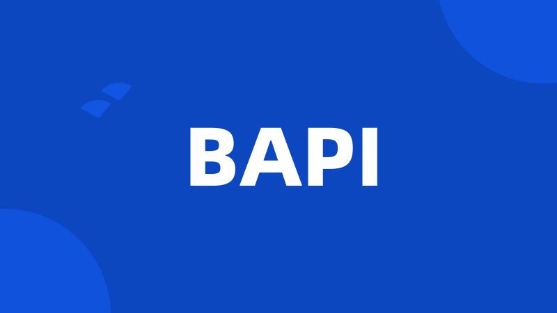 BAPI