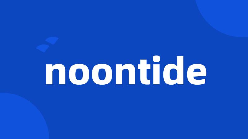 noontide