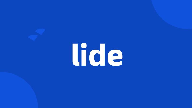 lide