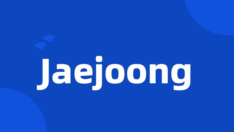 Jaejoong