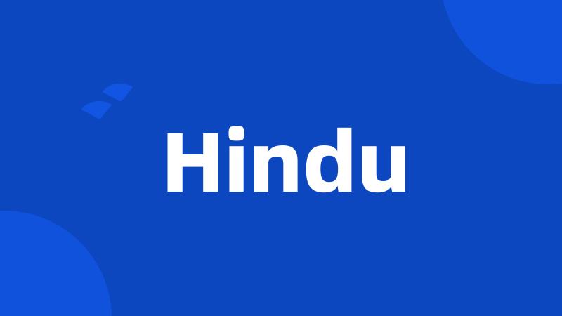 Hindu