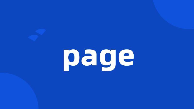 page