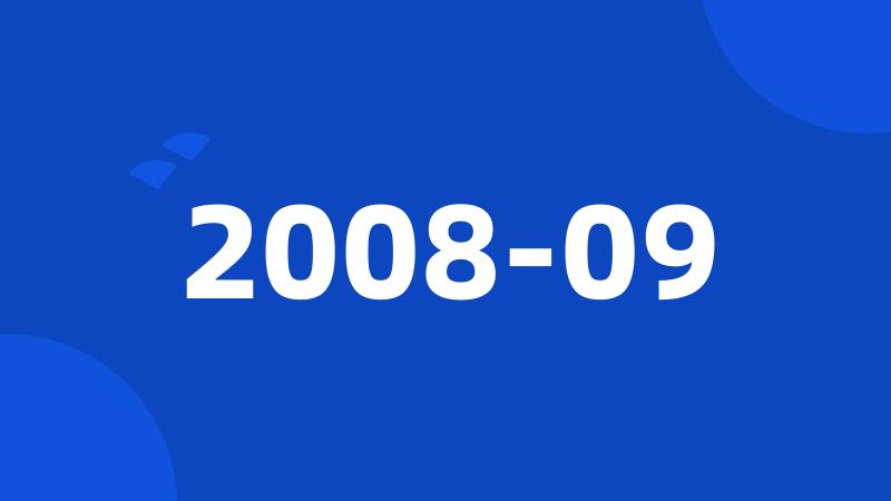 2008-09