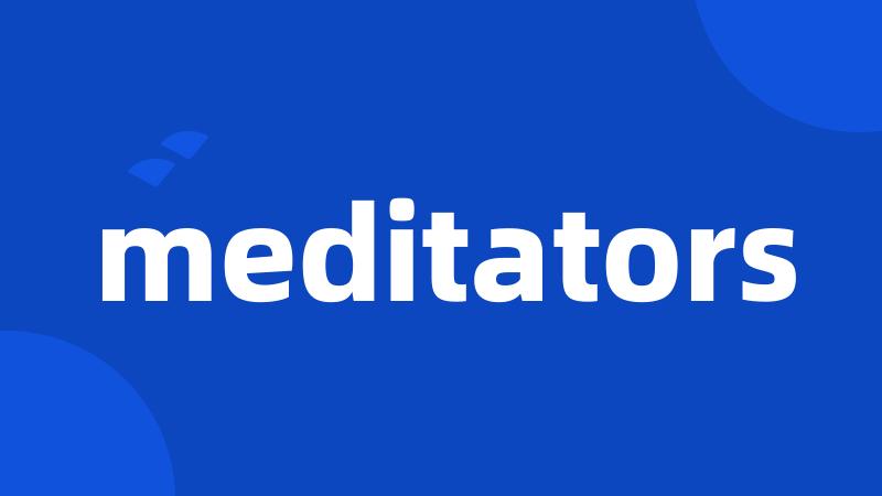 meditators