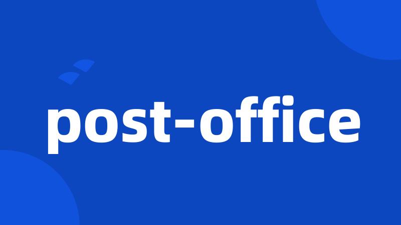 post-office