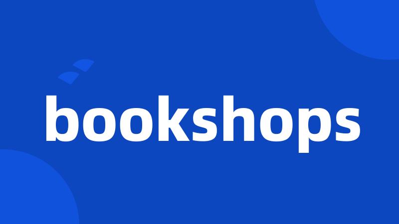 bookshops