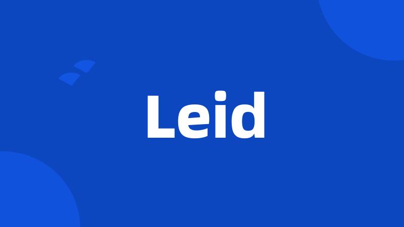 Leid